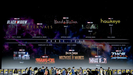 Marvel is releasing 10 projects in Phase 4.